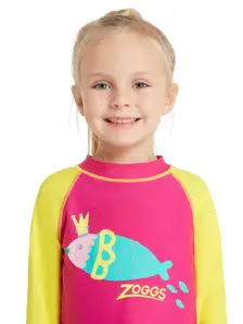 Display front view 4 of Product detail - Girls Sea Queen Long Sleeve Sun Top SEQE