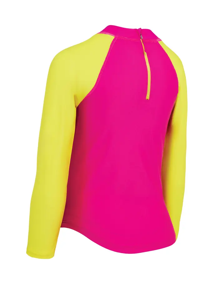 , view full size image of Front view of Product detail - Girls Sea Queen Long Sleeve Sun Top SEQE