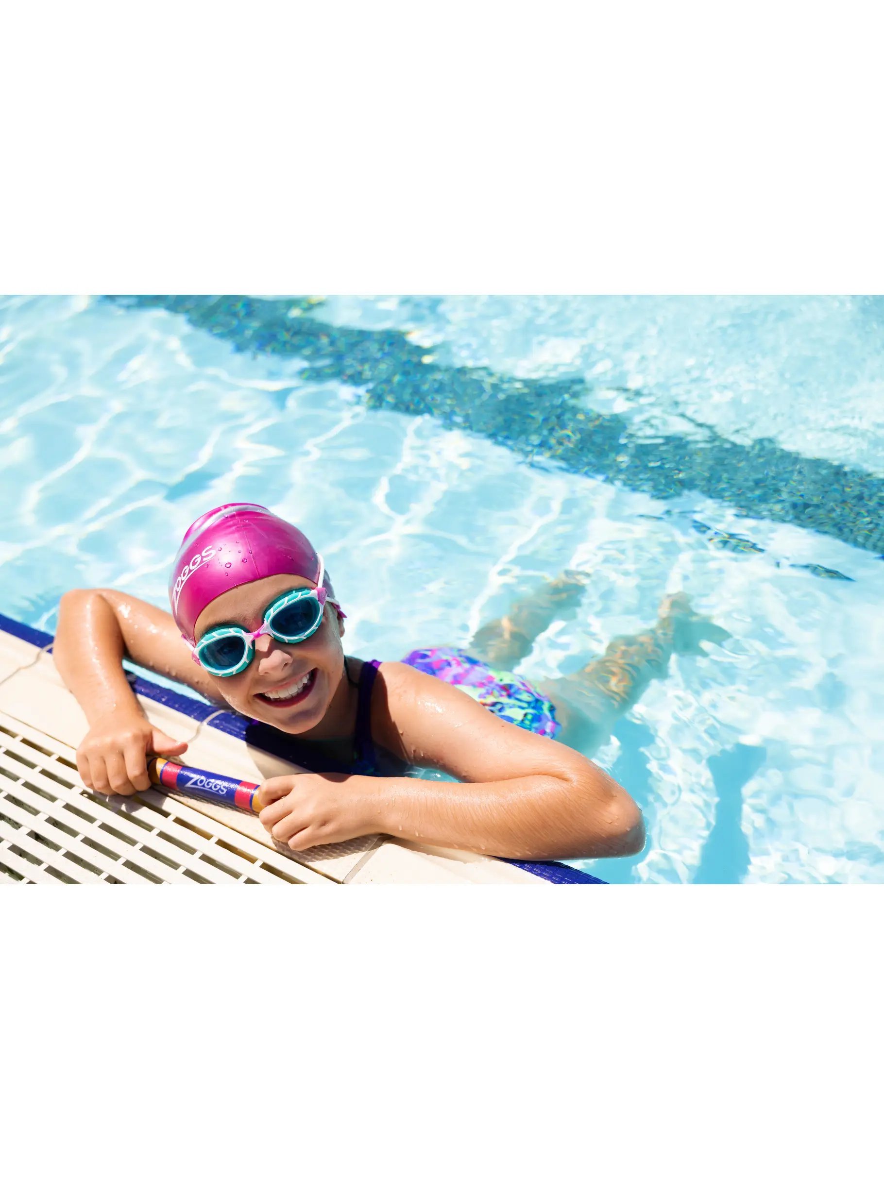 New, view full size image of Front view of Product detail - Swim Stroke Training-Stick blue