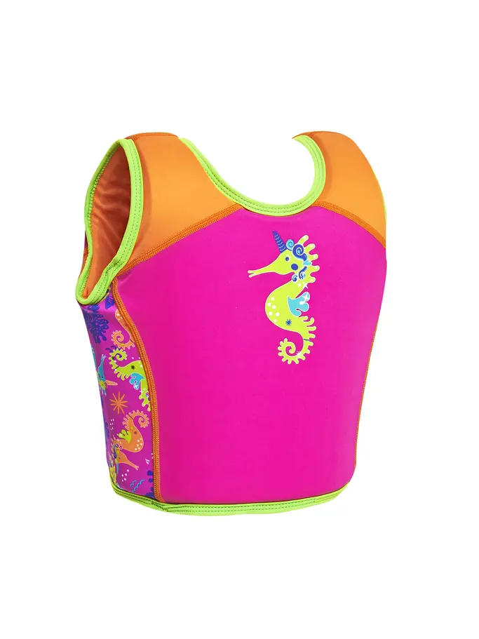 Out of Stock,Sale, Ansicht Großes Bild der Vorderseite Product detail - Sea Unicorn Swimsure Jacket pink