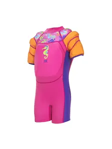 Display front view 1 of Product detail - Sea Unicorn Water Wings Floatsuit pink