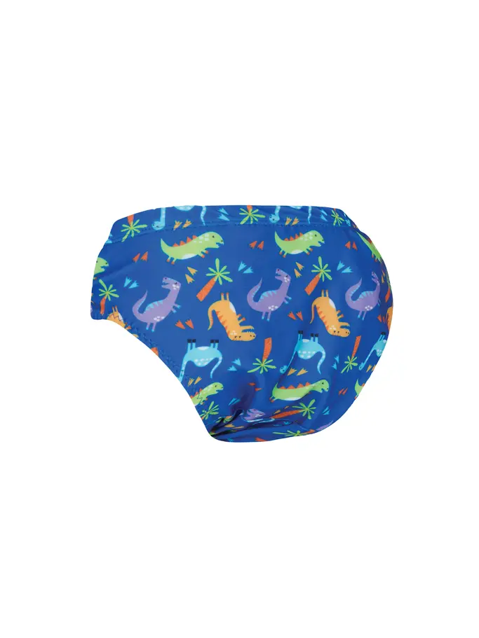 New, view full size image of Front view of Product detail - Dinos Adjustable Swimming Nappy DIBL