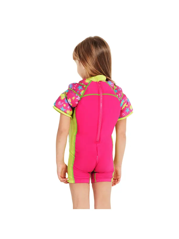 Sale,Clearance, view full size image of Front view of Product detail - Sea Queen Water Wings Float Suit SQAU