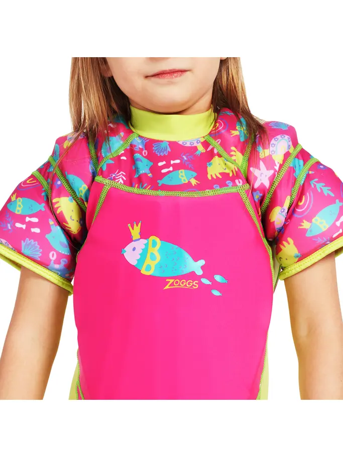 Sale,Clearance, view full size image of Front view of Product detail - Sea Queen Water Wings Float Suit SQAU