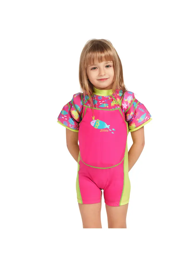 Sale,Clearance, view full size image of Front view of Product detail - Sea Queen Water Wings Float Suit SQAU