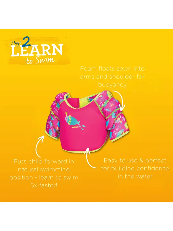 New, view full size image of Front view of Product detail - Sea Queen Water Wings Vest SQEU