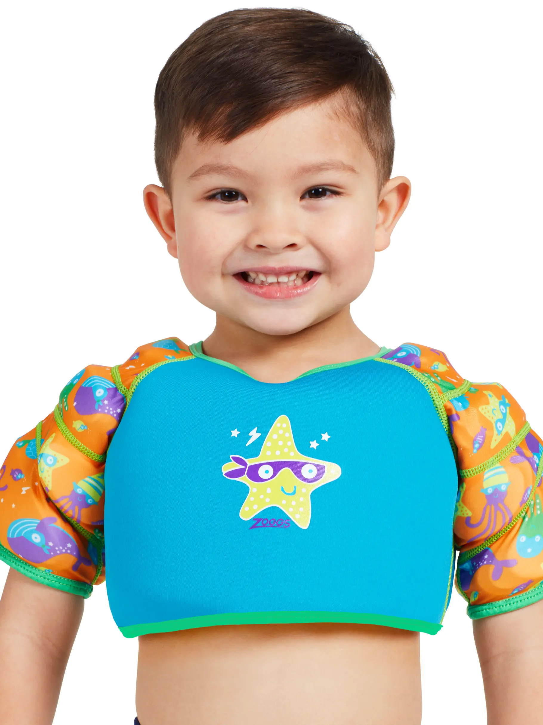 , view full size image of Front view of Product detail - Super Star Water Wings Vest SSAU