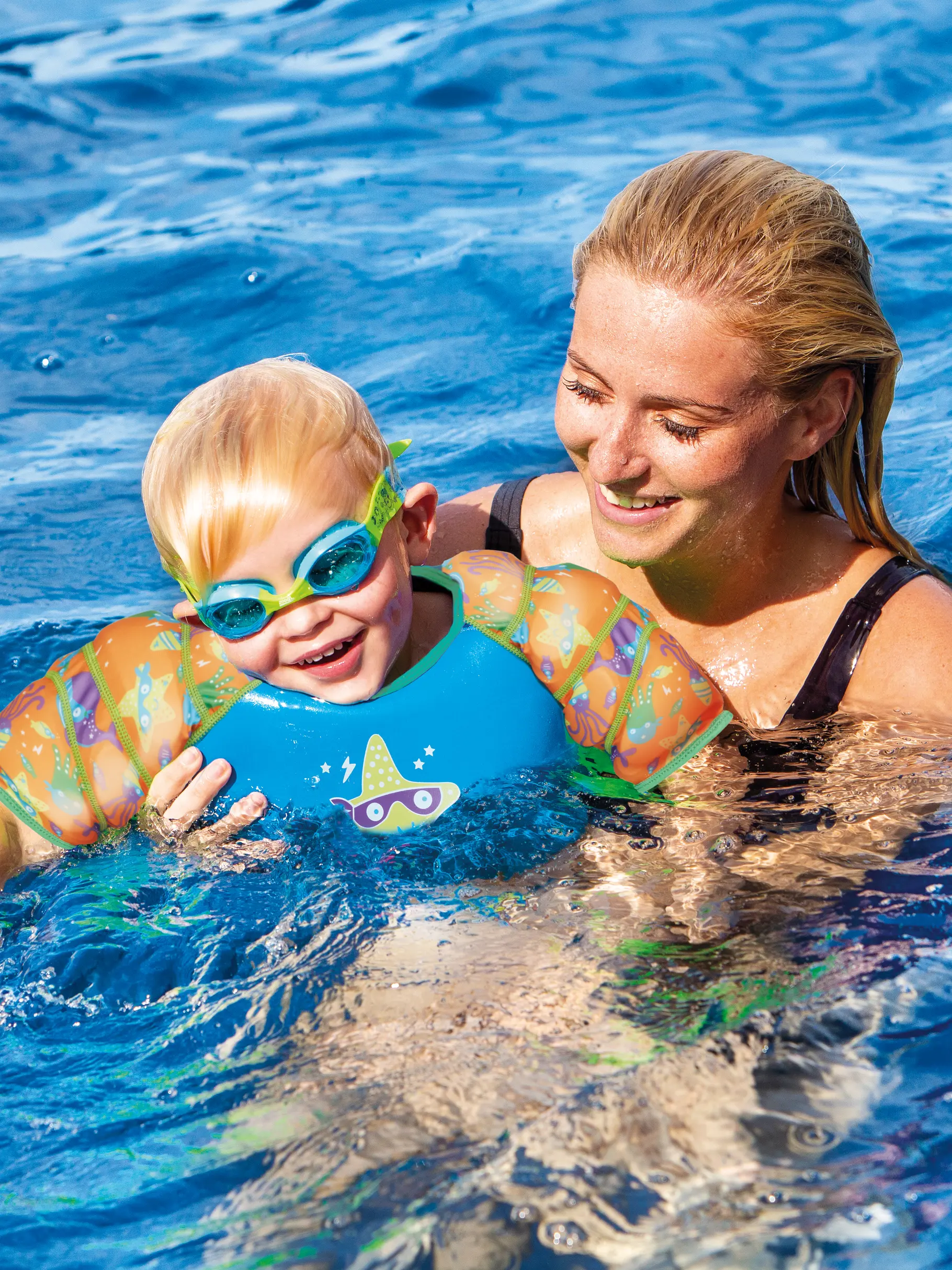 , view full size image of Front view of Product detail - Super Star Water Wings Vest SSAU