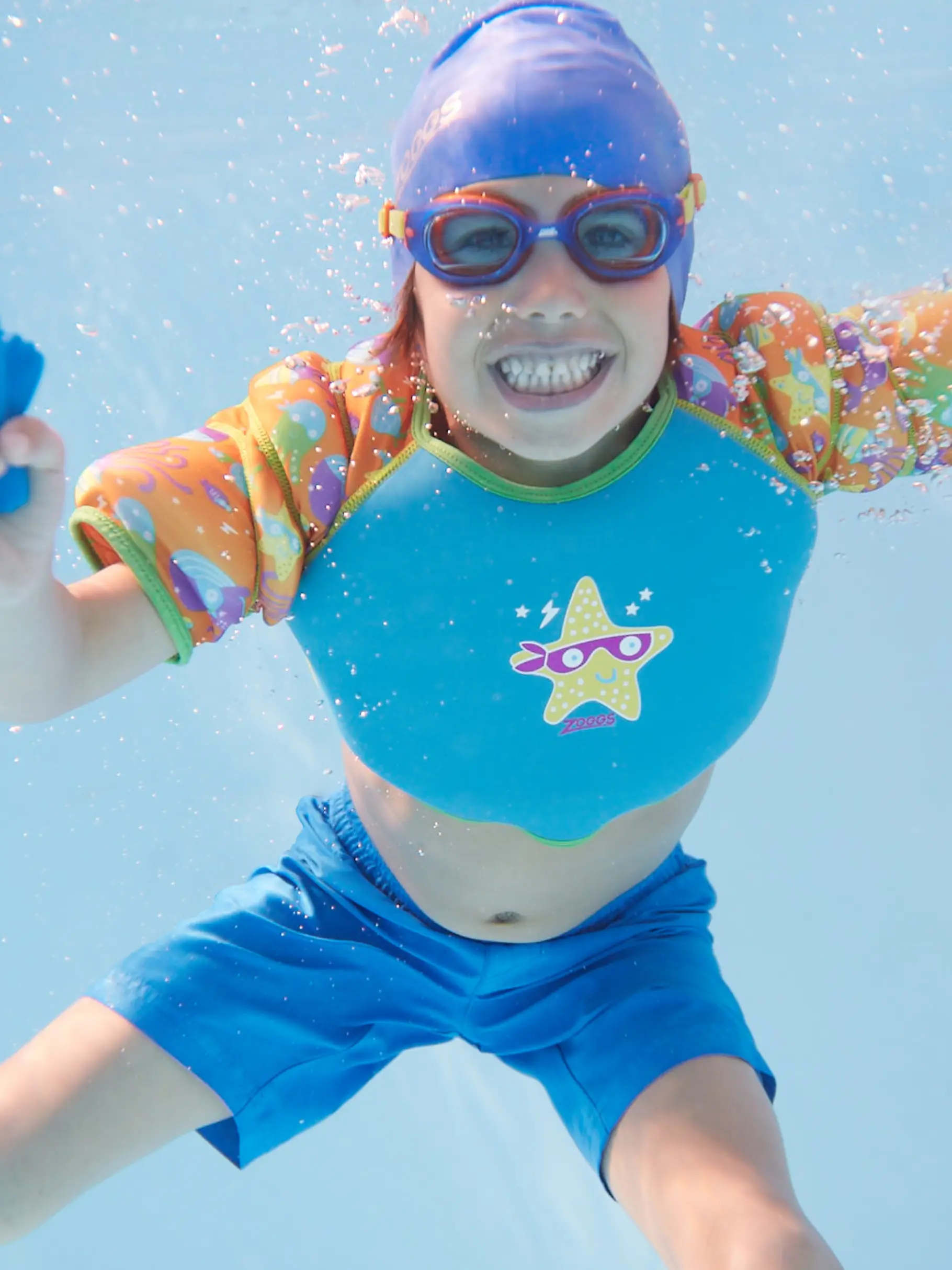 , view full size image of Front view of Product detail - Super Star Water Wings Vest SSEU