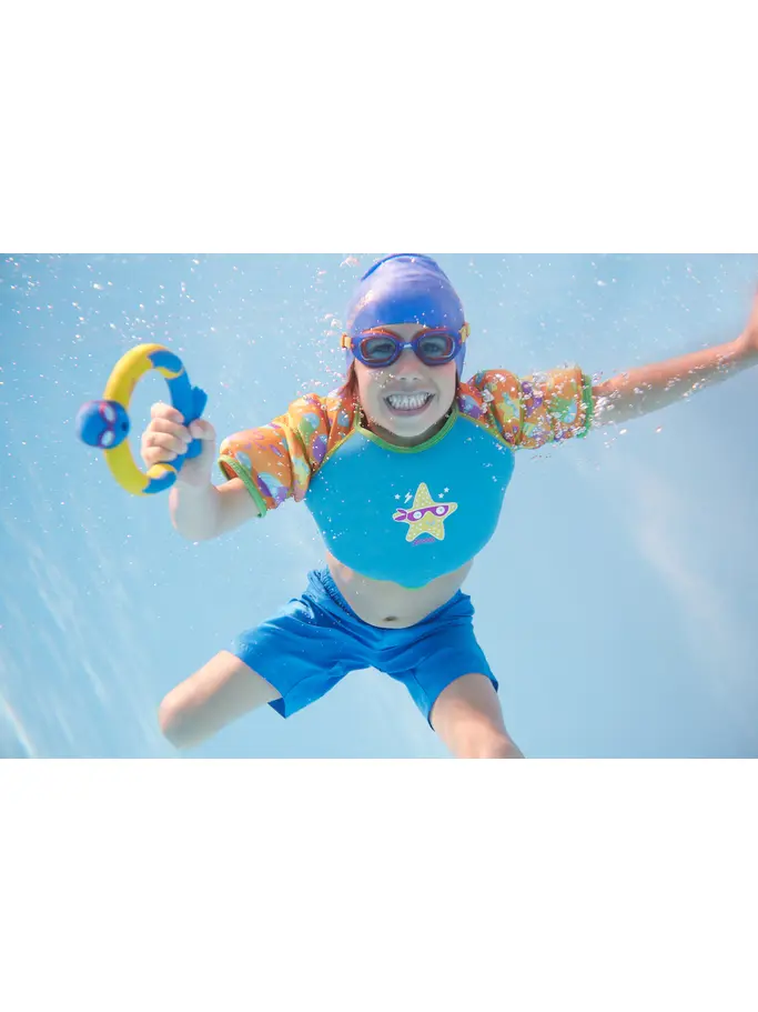 , view full size image of Front view of Product detail - Super Star Water Wings Vest SSEU