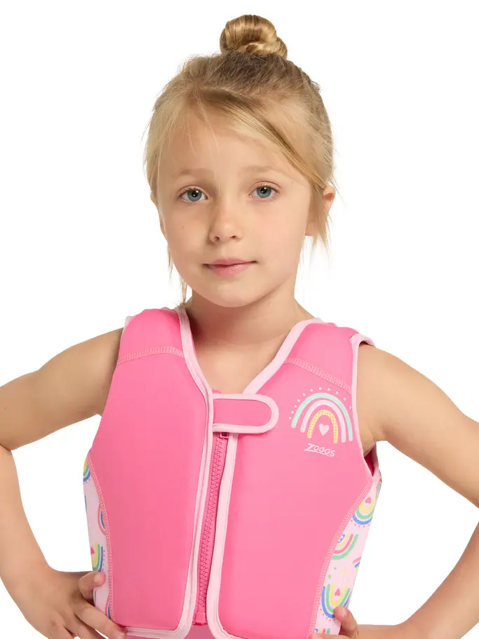 New, view full size image of Front view of Product detail - Rainbow Swimsure Jacket RNEU