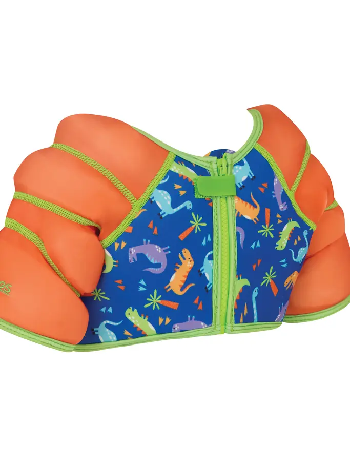New, view full size image of Front view of Product detail - Dino Water Wings Vest DIAU