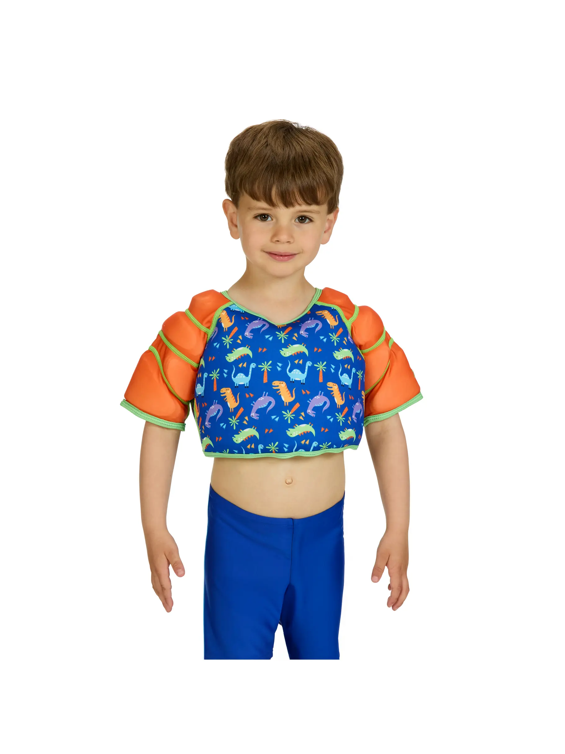 New, view full size image of Front view of Product detail - Dino Water Wings Vest DIAU