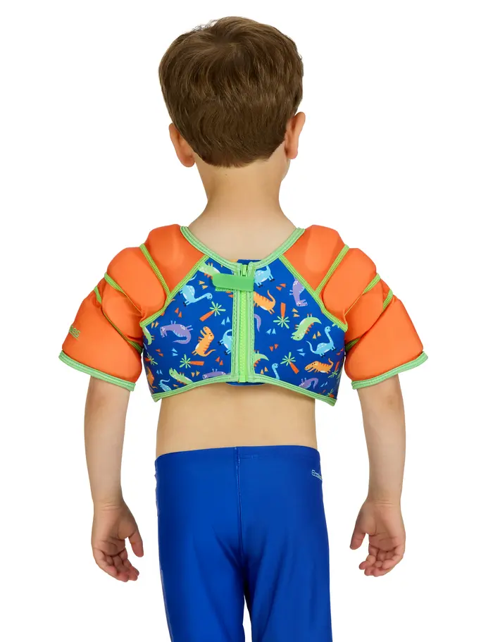 New, view full size image of Front view of Product detail - Dino Water Wings Vest DIAU