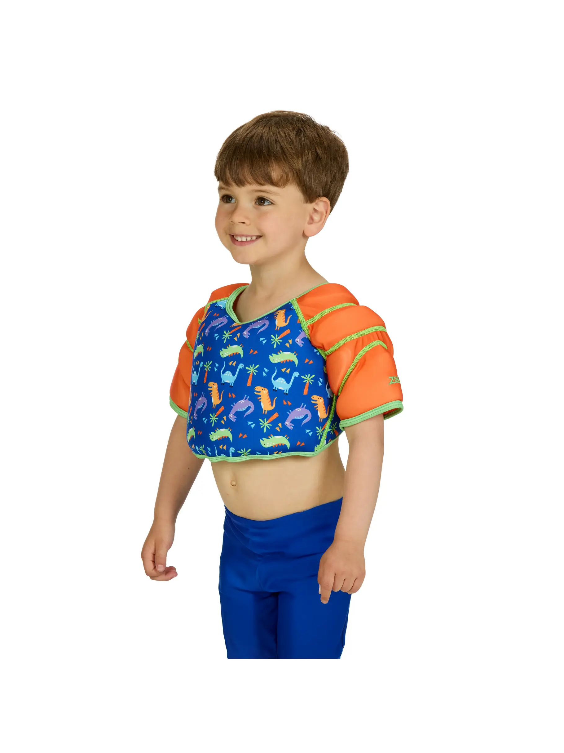 New, view full size image of Front view of Product detail - Dino Water Wings Vest DIAU