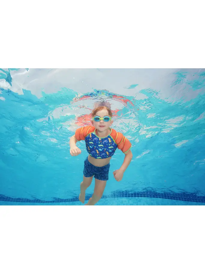 New, view full size image of Front view of Product detail - Dino Water Wings Vest DIAU
