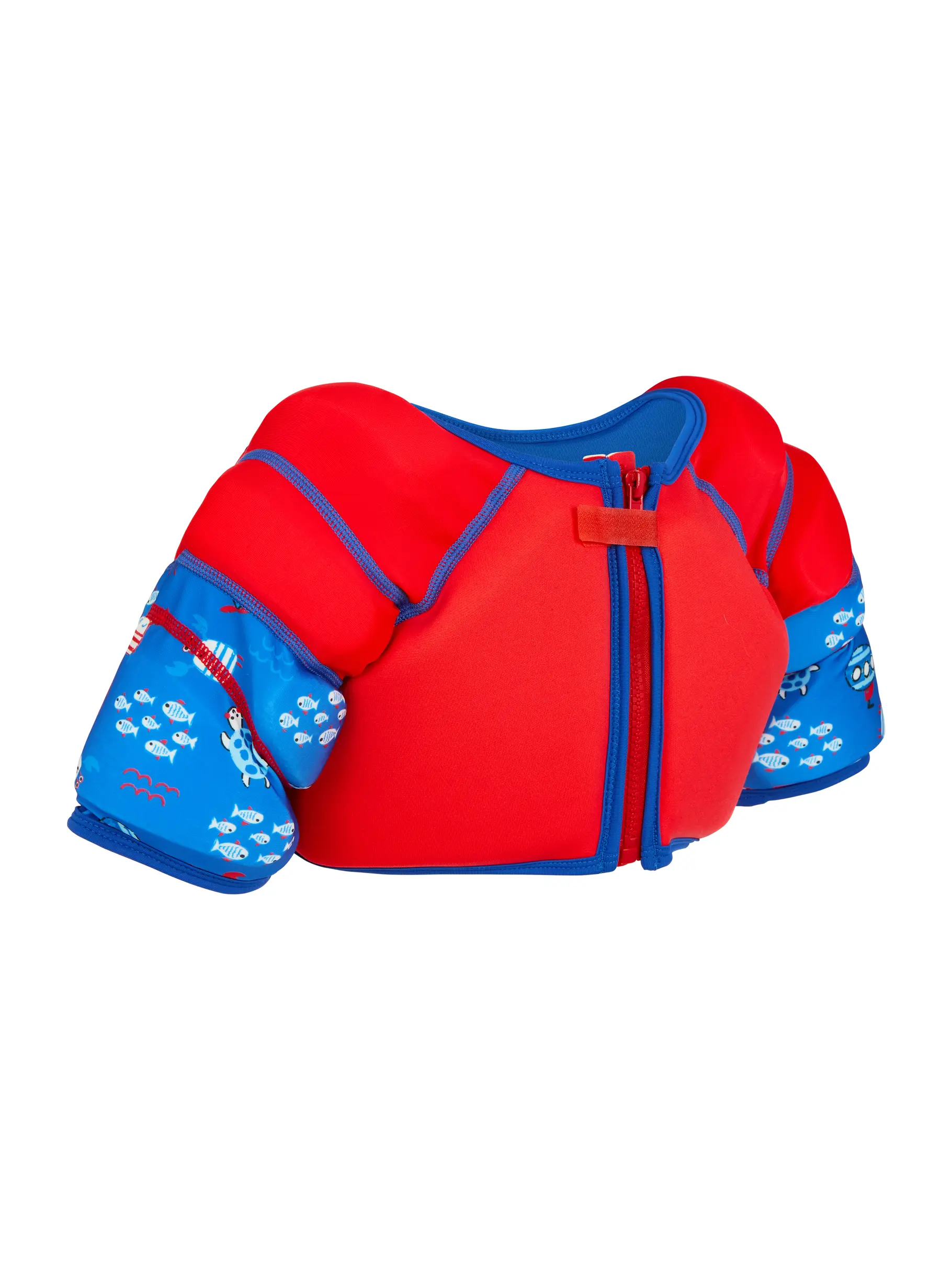 New, view full size image of Front view of Product detail - Nautical Water Wings Vest NAEU