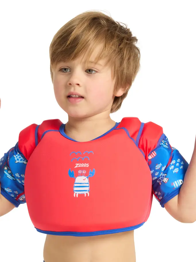 New, view full size image of Front view of Product detail - Nautical Water Wings Vest NAEU