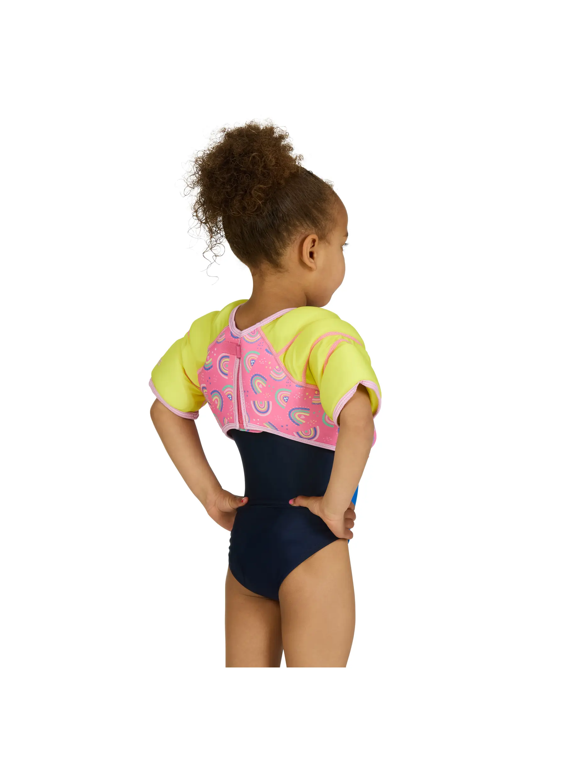 New, view full size image of Front view of Product detail - Rainbow Water Wings Vest RNAU