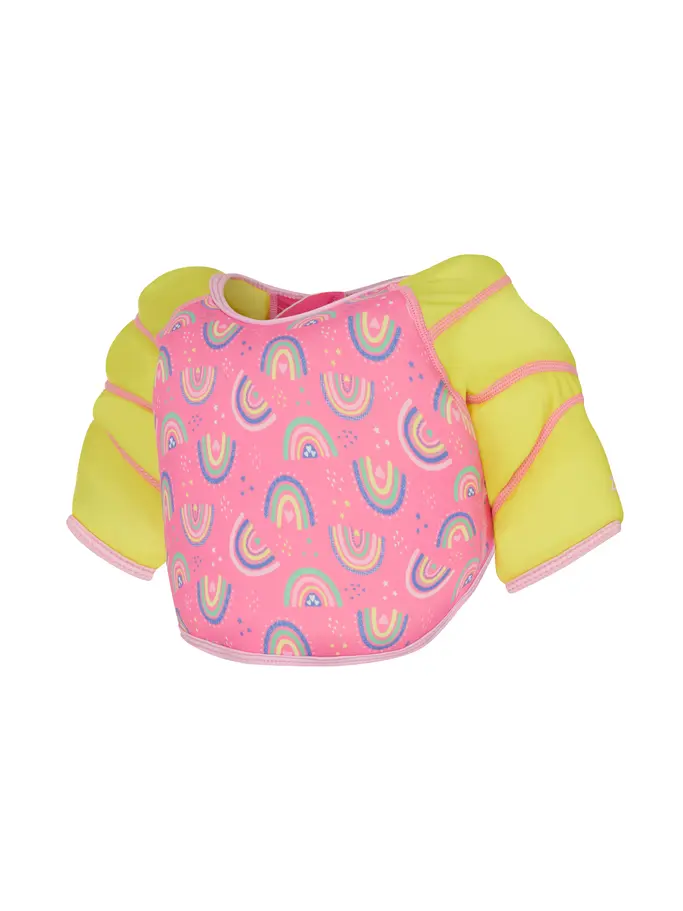 New, view full size image of Front view of Product detail - Rainbow Water Wings Vest RNAU