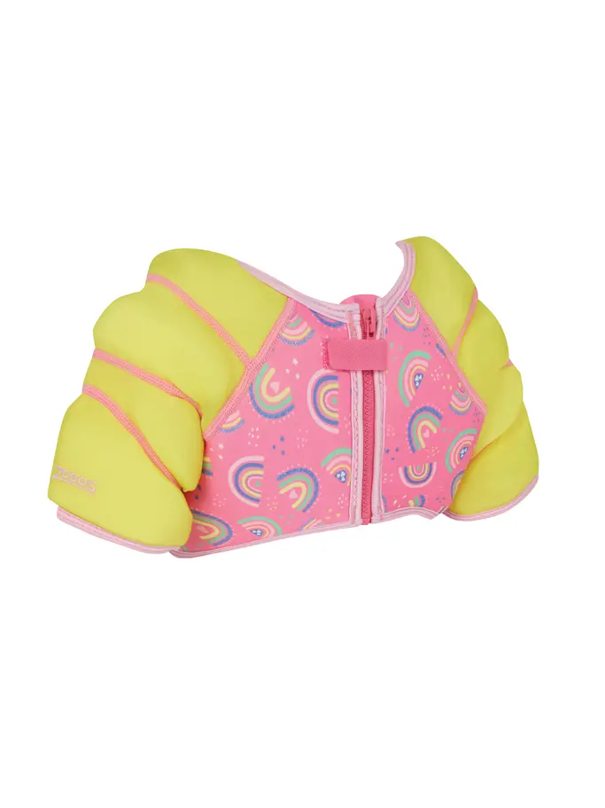 New, view full size image of Front view of Product detail - Rainbow Water Wings Vest RNEU