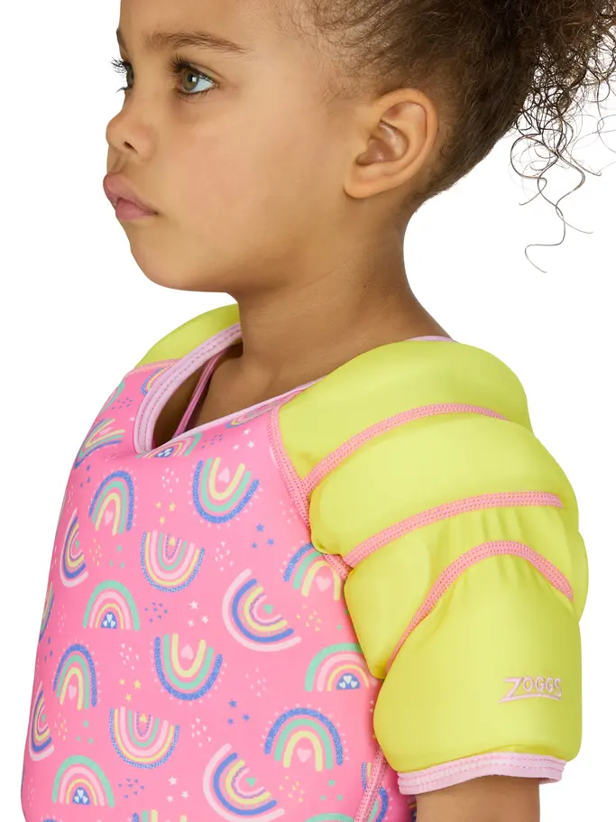 New, view full size image of Front view of Product detail - Rainbow Water Wings Vest RNEU