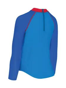 Display front view 2 of Product detail - Nautical Blue Long Sleeve Sun Top NABL