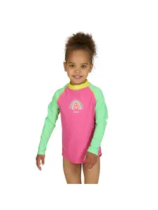 Display front view 5 of Product detail - Rainbow Magenta Long Sleeve Sun Top RNMG