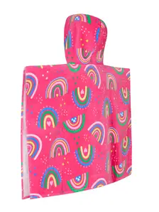 Display front view 2 of Product detail - Rainbow Magento Poncho Hooded Towel RNMG