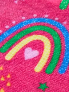Display front view 3 of Product detail - Rainbow Magento Poncho Hooded Towel RNMG