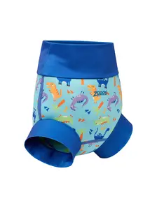 Display front view 3 of Product detail - Dinos Blue Comfy Swimsure Nappy DILB