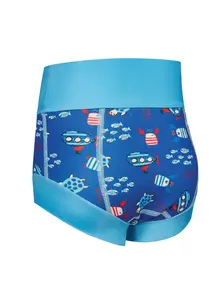 Display front view 2 of Product detail - Nautical Blue comfy Swimsure Nappy NABL