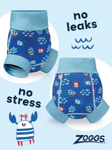 Display front view 5 of Product detail - Nautical Blue Comfy Swimsure Nappy NABL