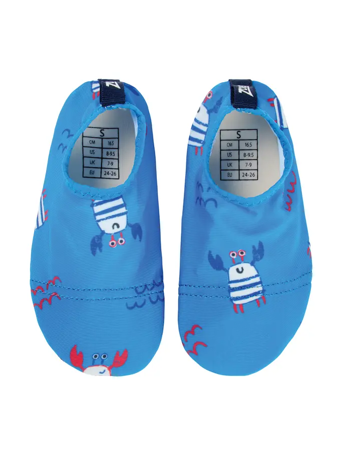 New, view full size image of Front view of Product detail - Non Slip Nautical Swimming Socks NABL