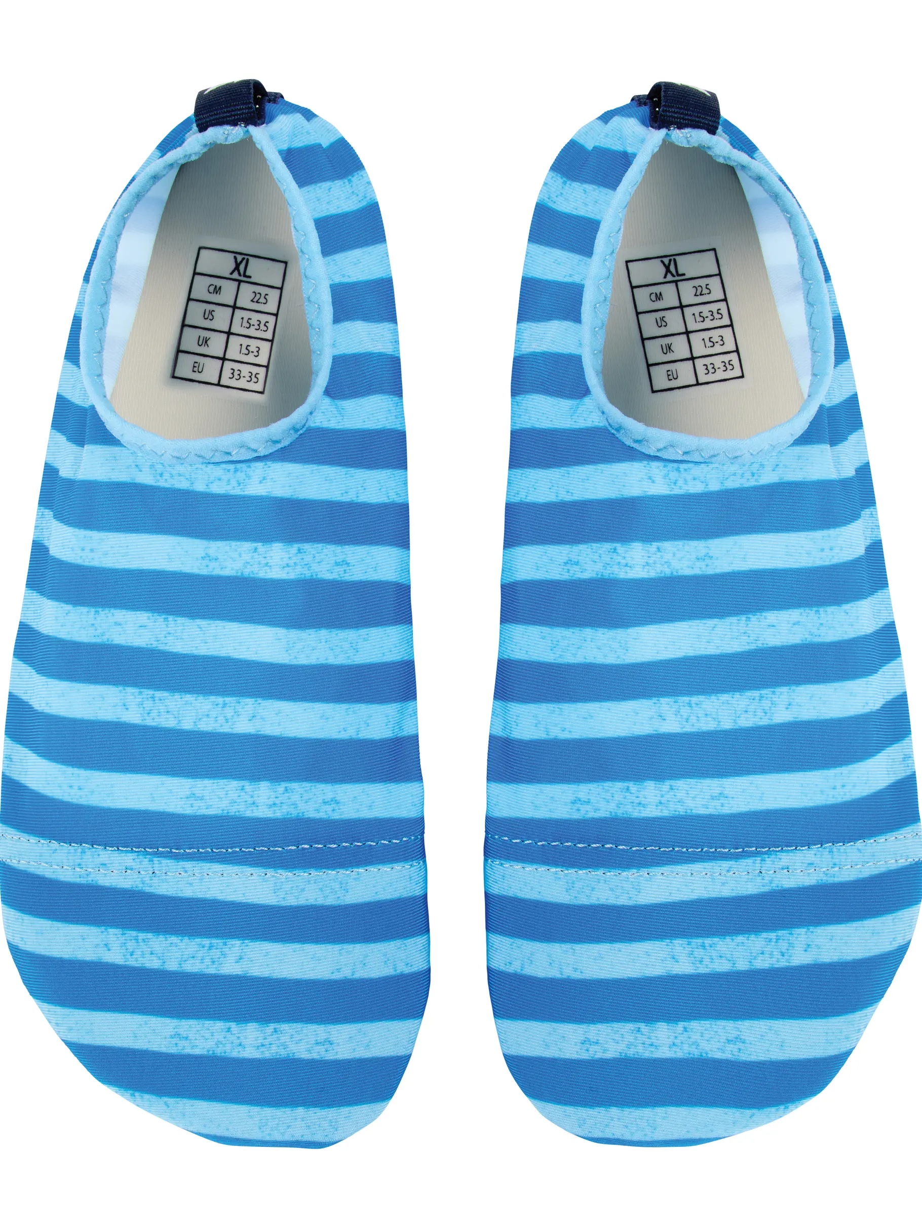 New, view full size image of Front view of Product detail - Non Slip Nautical Stripes Socks NAST