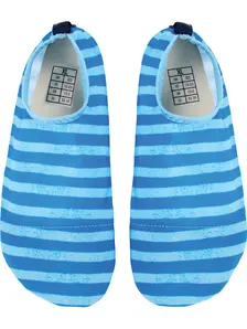 Display front view 3 of Product detail - Non Slip Nautical Stripes Socks NAST