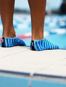 Display front view 8 of Product detail - Non Slip Nautical Stripes Socks NAST