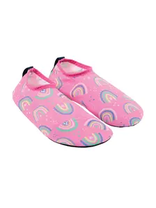 Display front view 1 of Product detail - Non Slip Rainbow Swimming Socks RNMG
