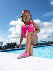 Display front view 7 of Product detail - Non Slip Rainbow Swimming Socks RNMG