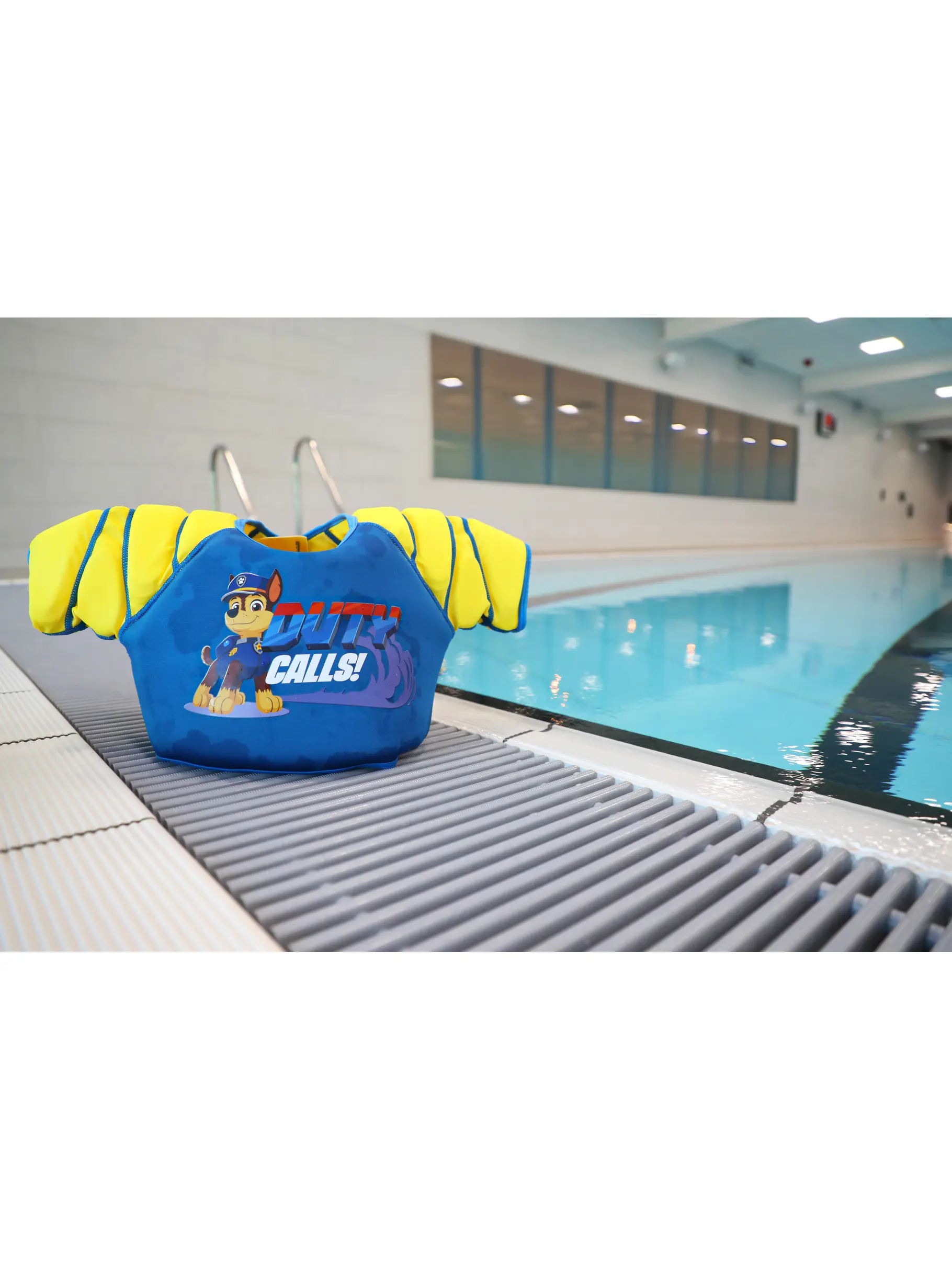 New, view full size image of Front view of Product detail - Paw Patrol Chase Water Wings Vest BLAU