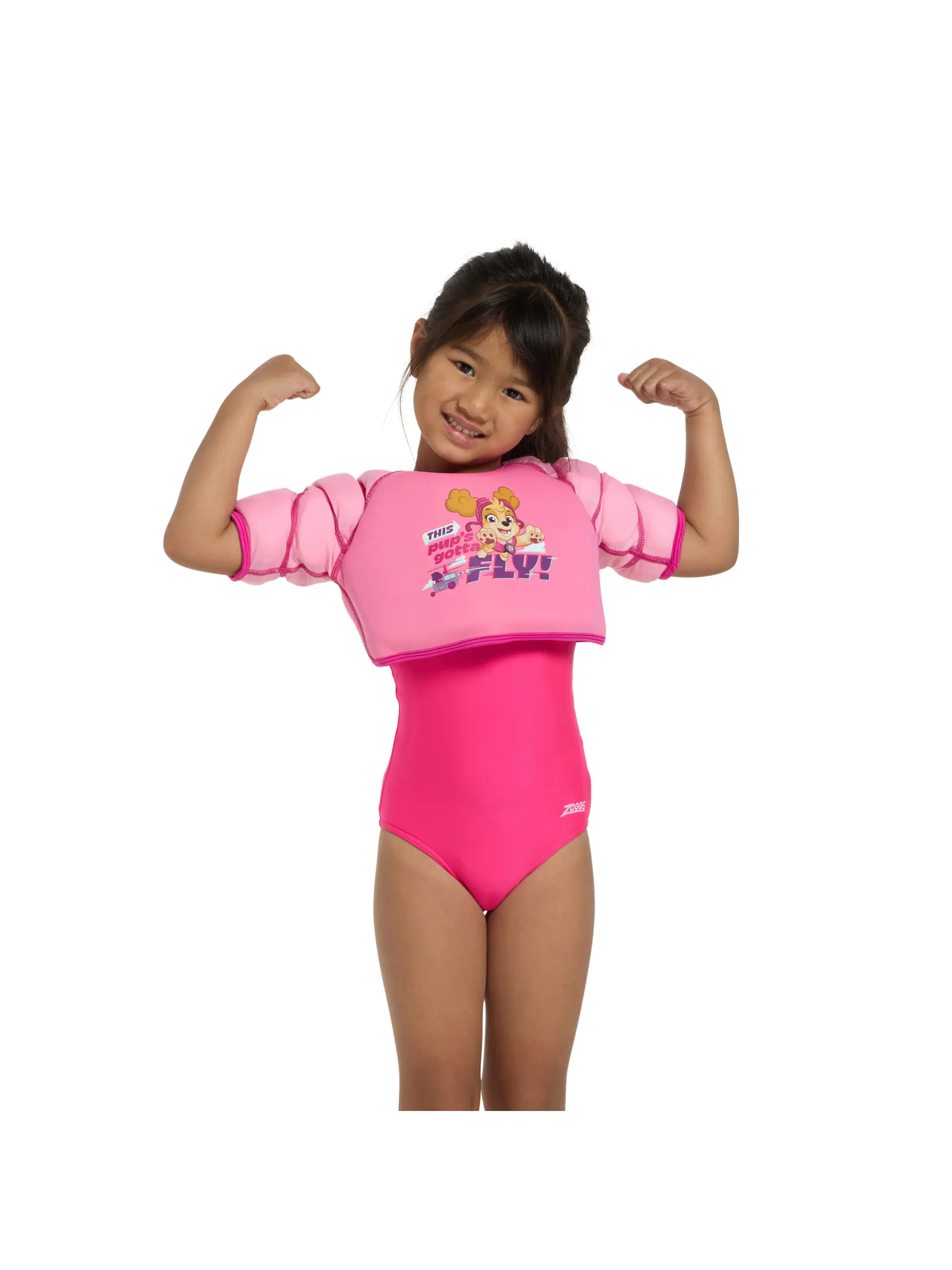 New, view full size image of Front view of Product detail - Paw Patrol Skye Water Wings Vest PKAU