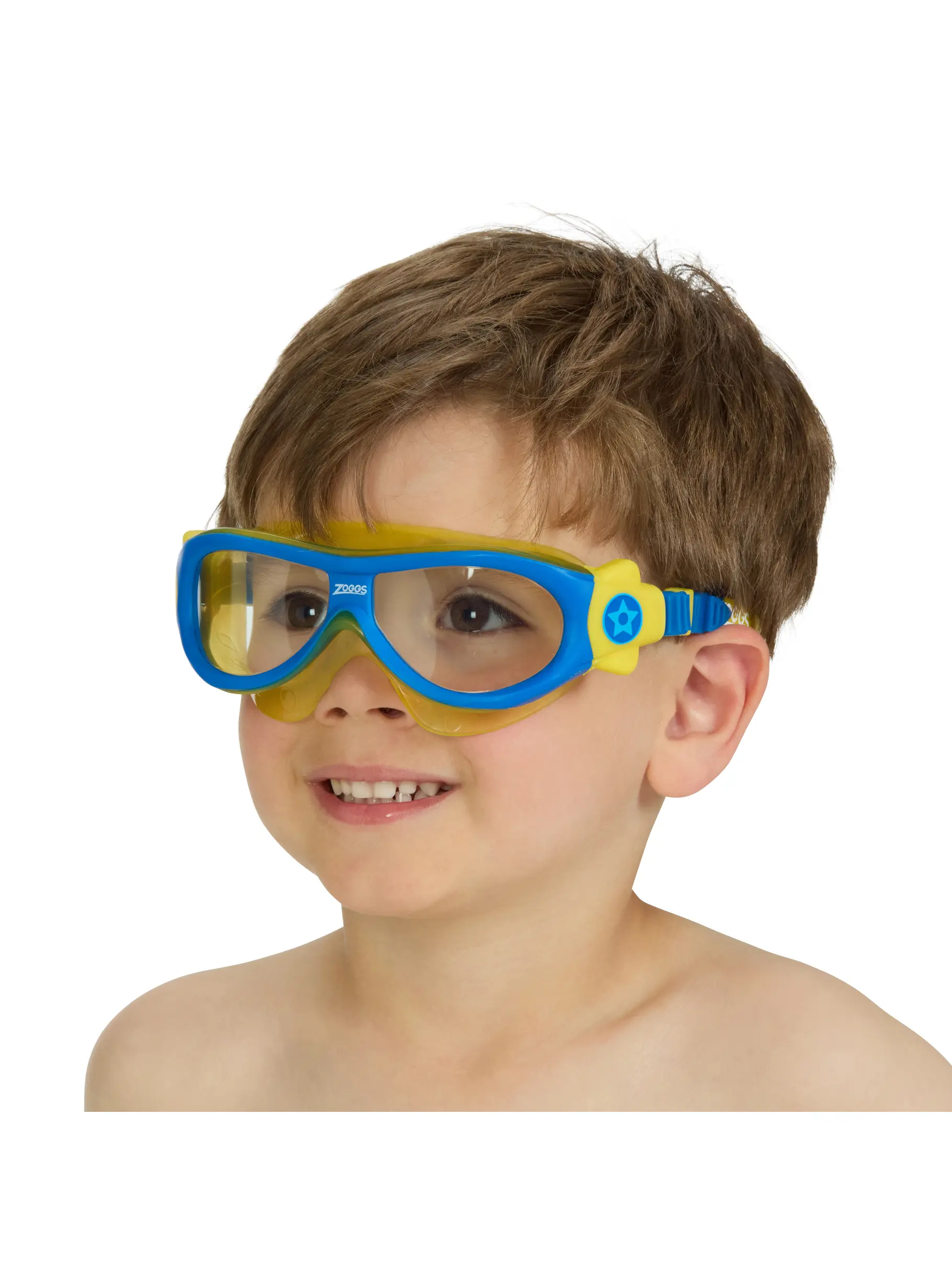 New, view full size image of Front view of Product detail - Paw Patrol Kids Swimming Mask - Chase CHBLCLR
