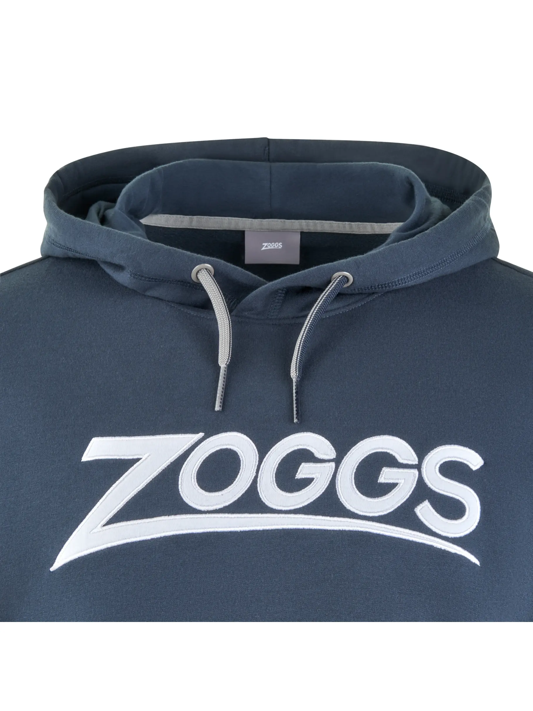 Sale, view full size image of Front view of Product detail - ZOGGS Byron Mens Sports Hoodie black/white