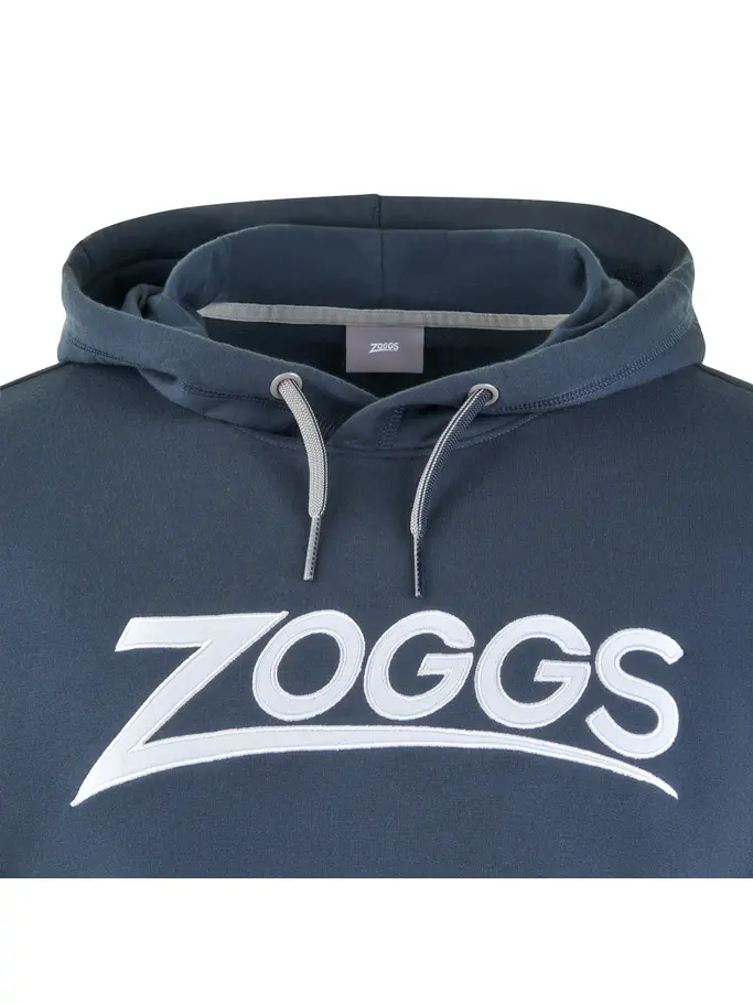 Sale, view full size image of Front view of Product detail - ZOGGS Byron Mens Sports Hoodie black/white