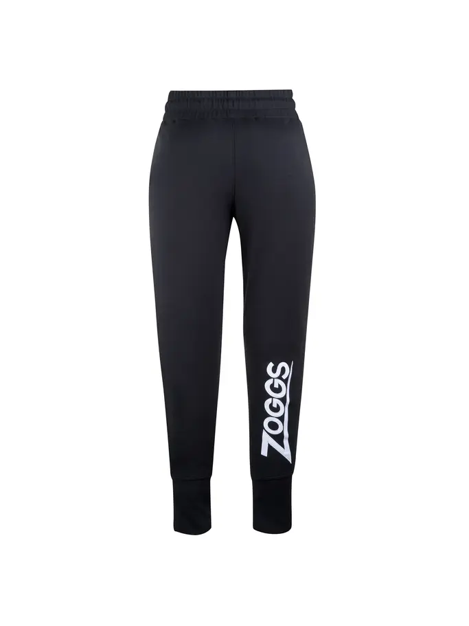 Sale, view full size image of Front view of Product detail - ZOGGS ROSIE Womens Training Jogger Pants black/white