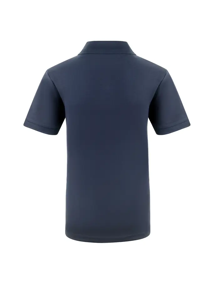 Sale, view full size image of Front view of Product detail - ZOGGS Mens Club Polo T-shirt dark blue