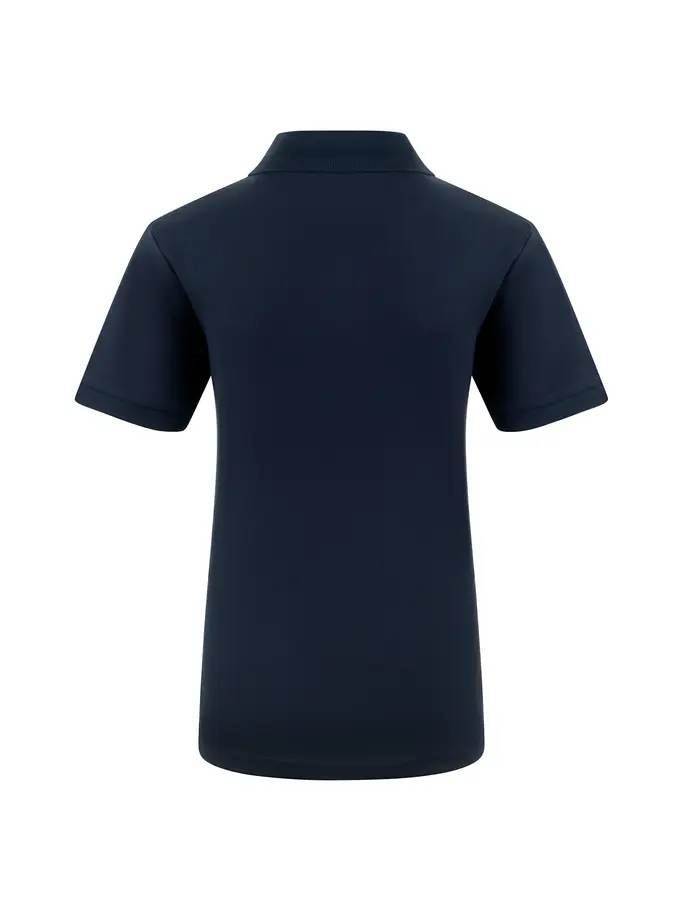 Sale, view full size image of Front view of Product detail - ZOGGS Club Junior Polo T-shirt dark blue