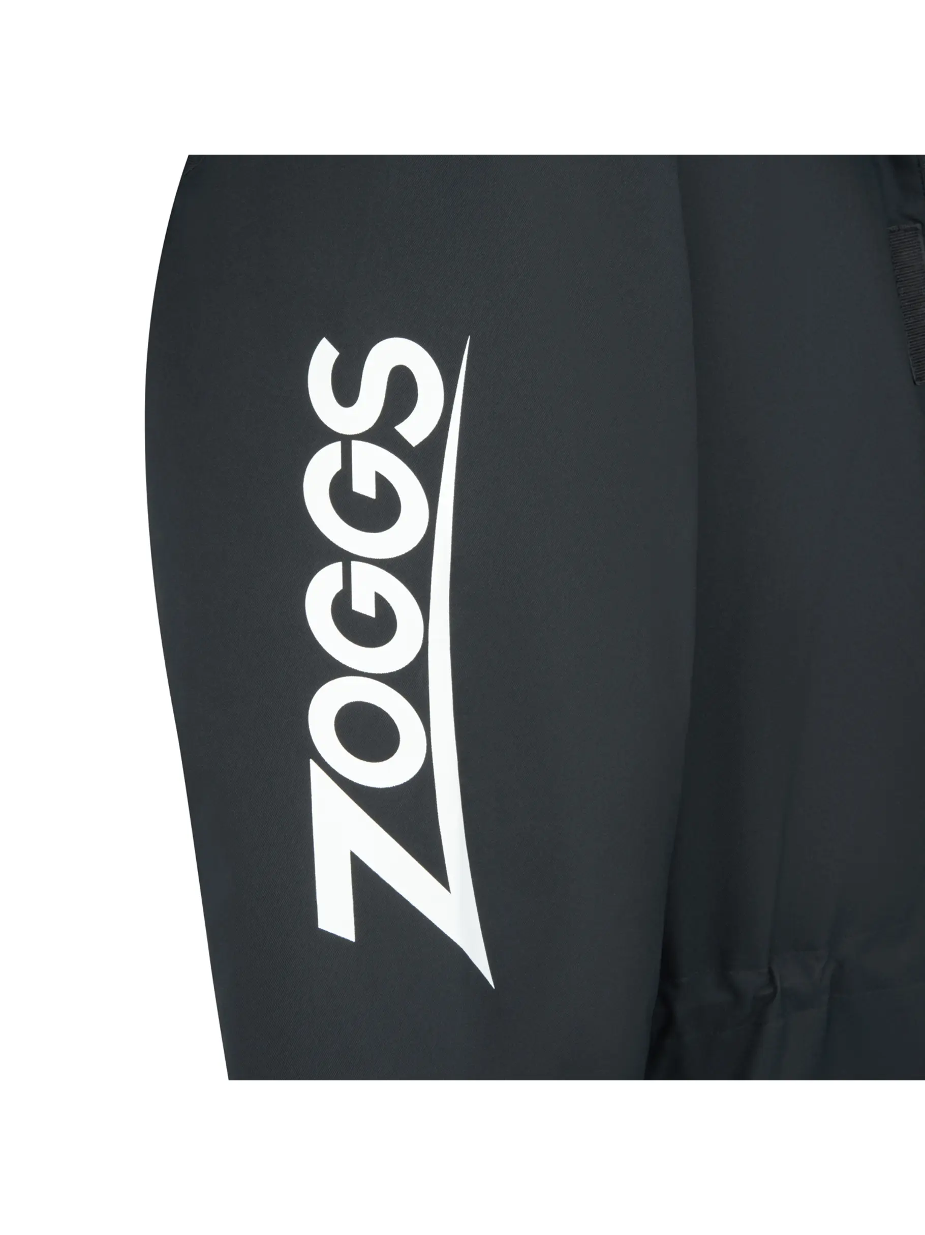 Sale, view full size image of Front view of Product detail - Zoggs Sports Swim Team Unisex Parka Coat black