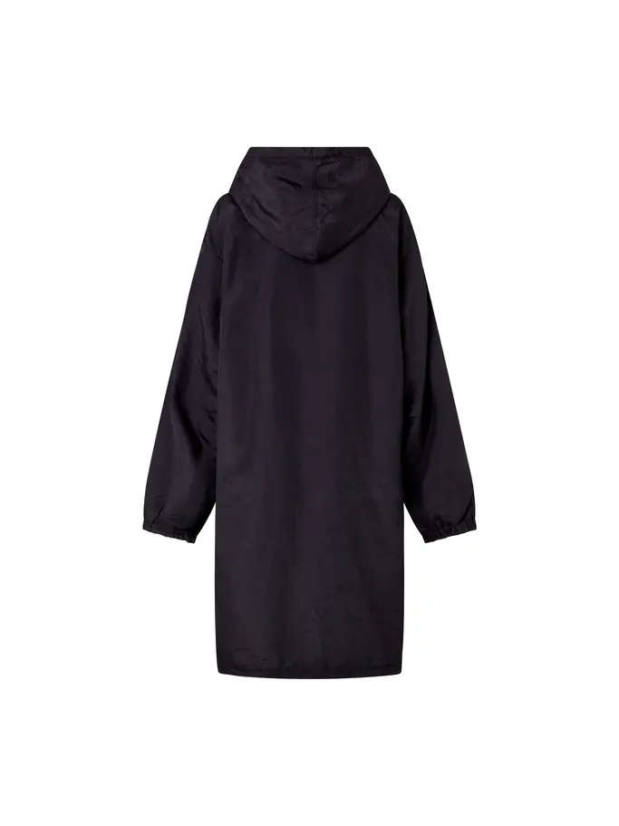 New, view full size image of Front view of Product detail - Zoggs Unisex Pool Parka BKMN
