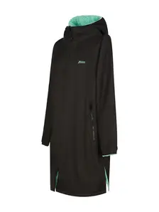 Display front view 10 of Product detail - Zoggs Unisex Changing Parka Coat BKMN